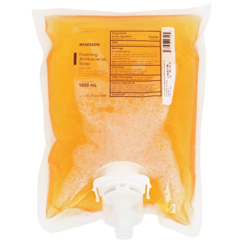 McKesson Foaming Hand Soap Refill 1000 mL Pack of 1 Foaming Dispenser Refill Clean Scent